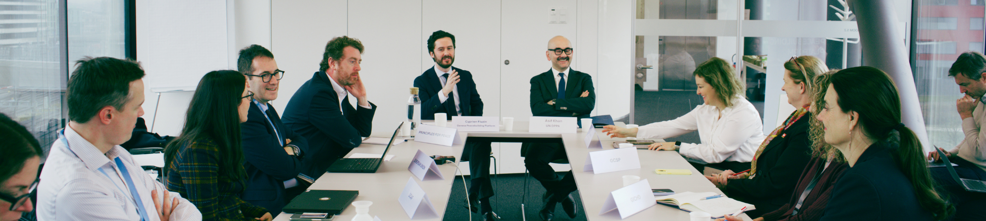 GPP Hosts Lunch Briefing with Asif Khan on the Future of Peace Operations