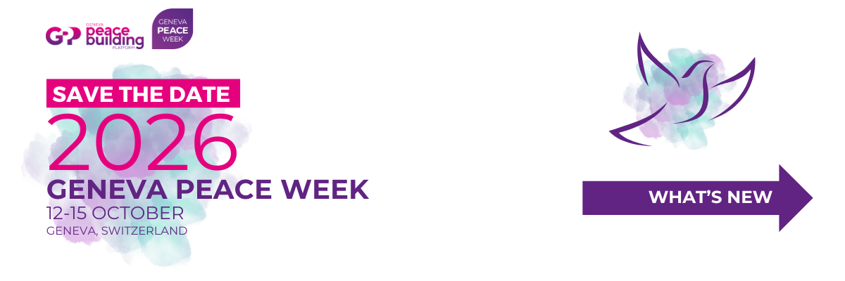 Geneva Peace Week 2026 