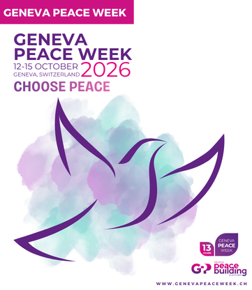 Save the Date: Geneva Peace Week 2026