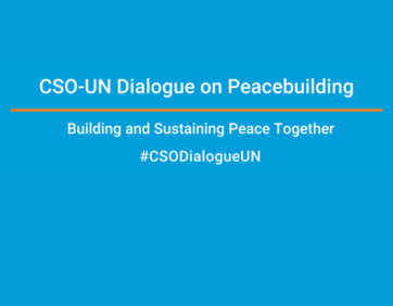 Séance informelle de compte rendu 3e dialogue OSC-ONU sur la consolidation de la paix