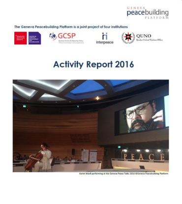 2016 Activity Report